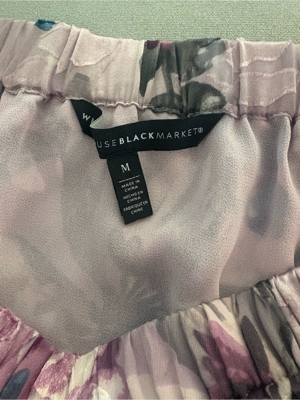 WHBM | Floral Off the Shoulder Blouse | Sz M | VGC - Picture 4 of 5